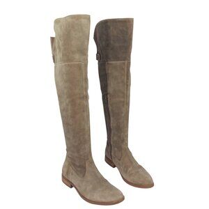 Born Tan Over the Knee Boots